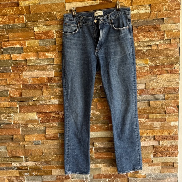 Agolde Denim - AGOLDE Lyle Jeans Size 29 Organic Cotton Elastane Blend Zip Fly